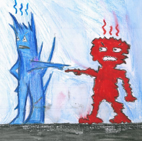 When Blue Met Red